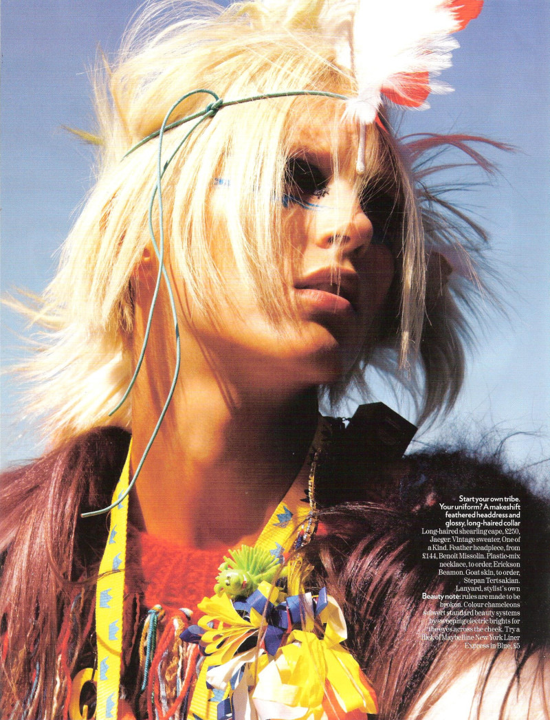 Anja Rubik featured in Where the Wild Things Are, December 2008