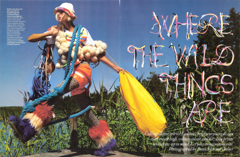 Anja Rubik featured in Where the Wild Things Are, December 2008