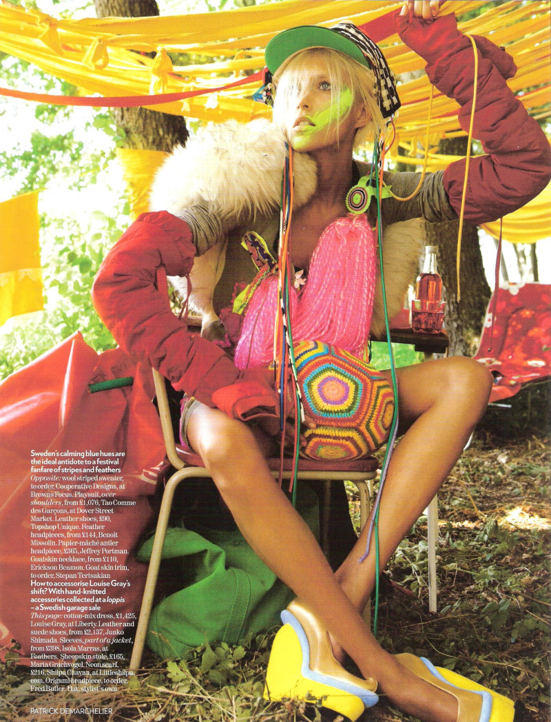 Anja Rubik featured in Where the Wild Things Are, December 2008