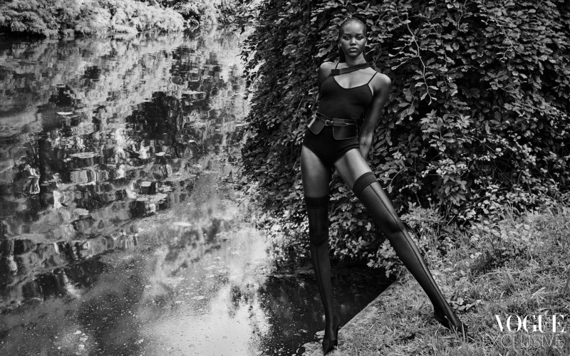Adut Akech Bior featured in Vittoria Ceretti Adut Akech Sora Choi & Jill Kortleve, September 2021