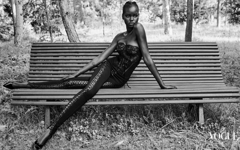 Adut Akech Bior featured in Vittoria Ceretti Adut Akech Sora Choi & Jill Kortleve, September 2021