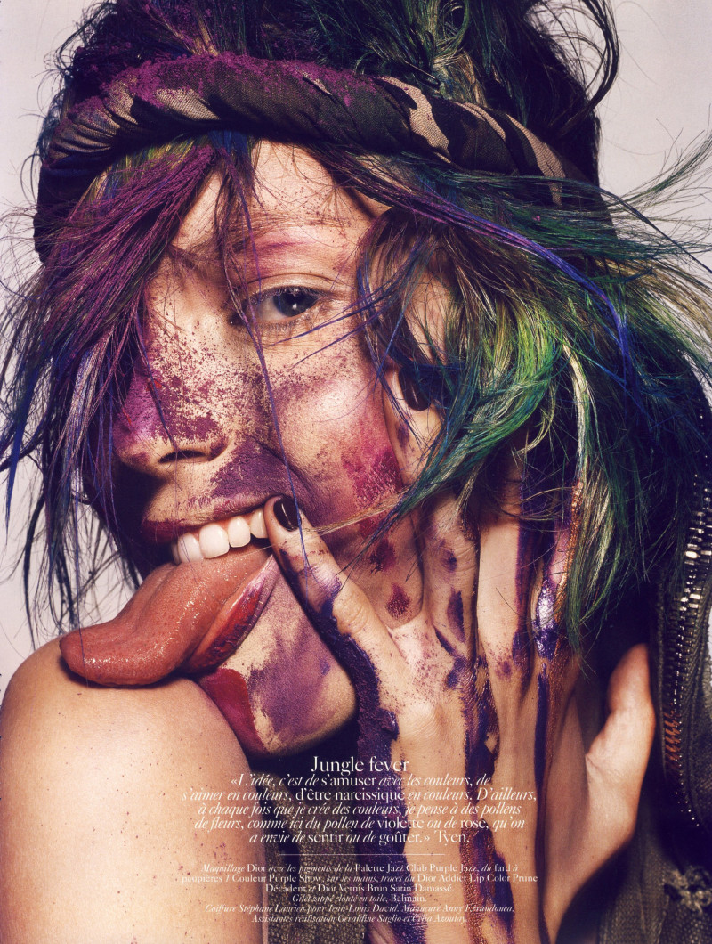 Anja Rubik featured in Peintures de guerre, November 2009