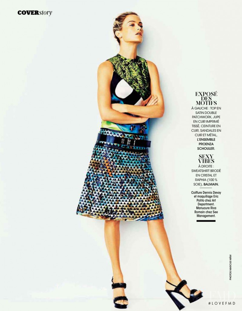 Carolyn Murphy featured in L\'Instinct De Grace, March 2013