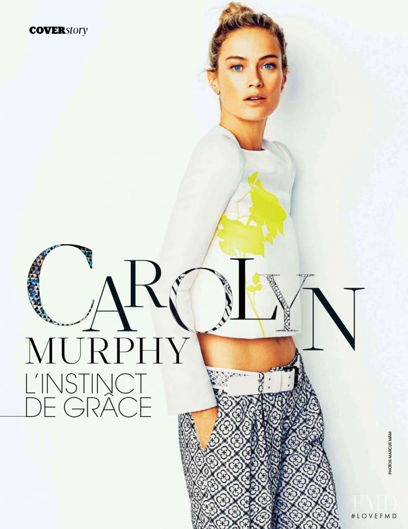 Carolyn Murphy featured in L\'Instinct De Grace, March 2013