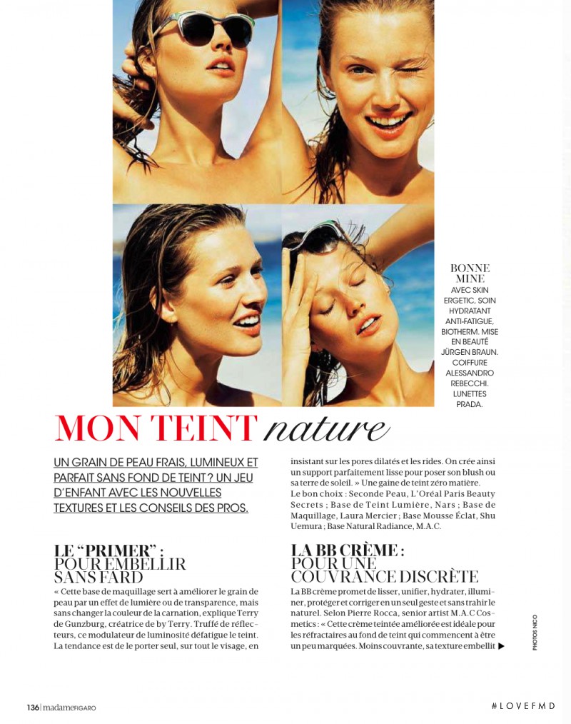 Toni Garrn featured in Cap Sur L\'Ete, April 2013