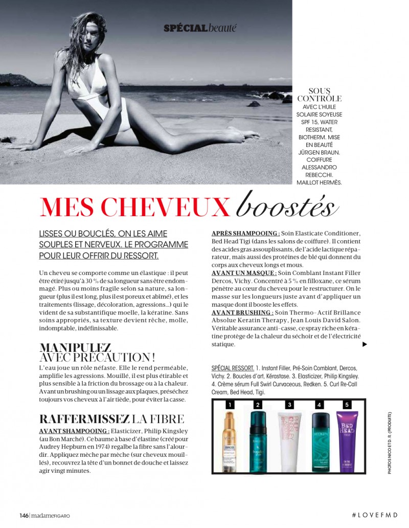 Toni Garrn featured in Cap Sur L\'Ete, April 2013