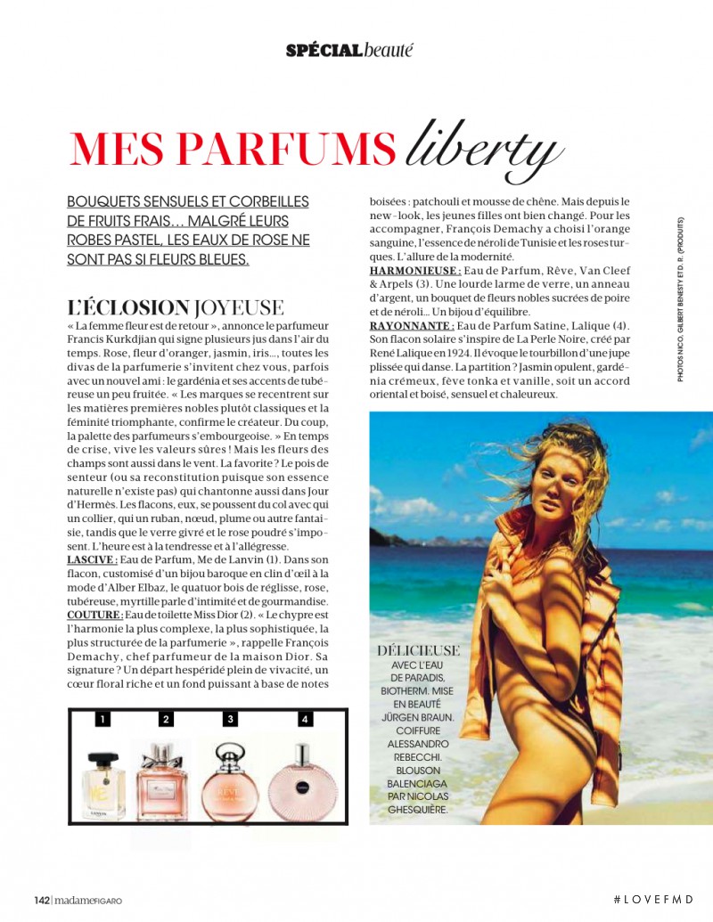 Toni Garrn featured in Cap Sur L\'Ete, April 2013