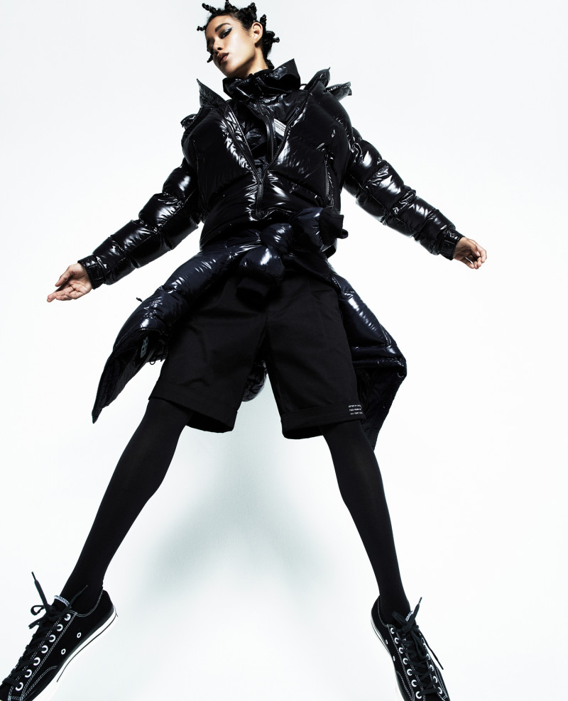 Janiece Dilone featured in 7 Moncler Frgmt Hiroshi Fujiwara, September 2021