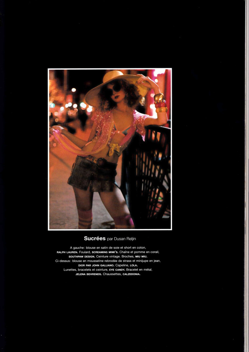 Heather Marks featured in Sucrées, February 2005