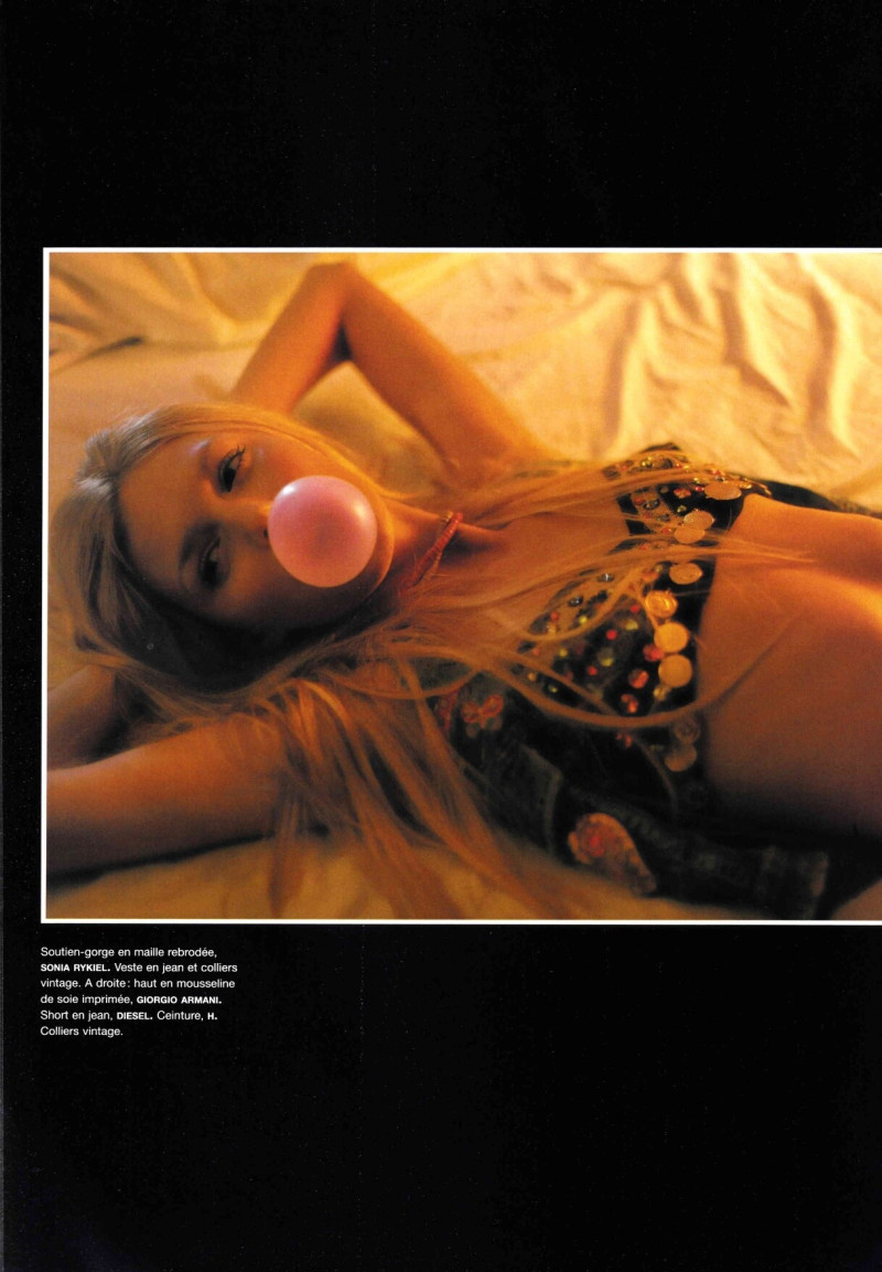 Anja Rubik featured in Sucrées, February 2005