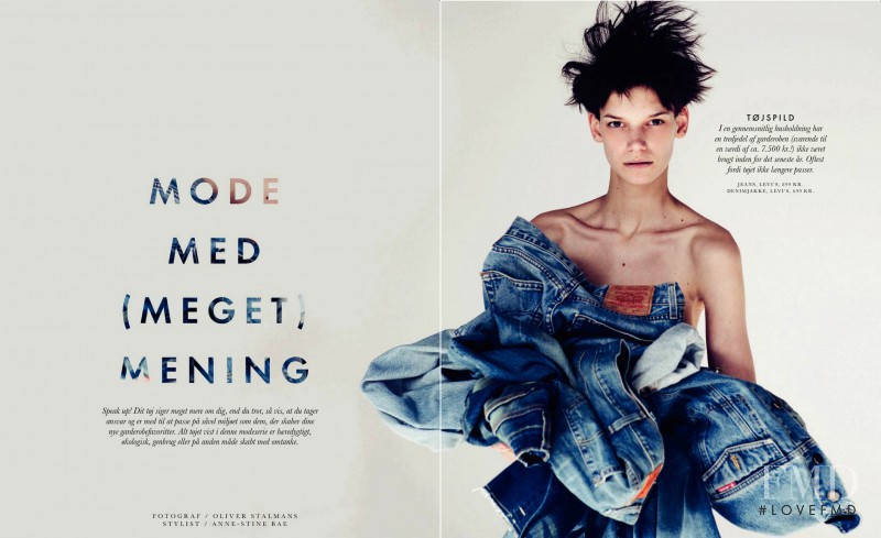 Jessica Pitti featured in Mode Med (Meget) Mening, April 2013