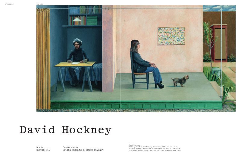 David Hockney, March 2021