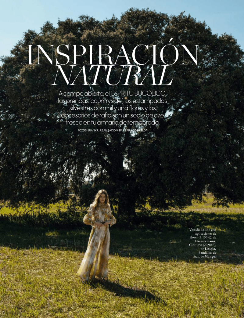 Sophia Roetz featured in Inspiración Natural, May 2021