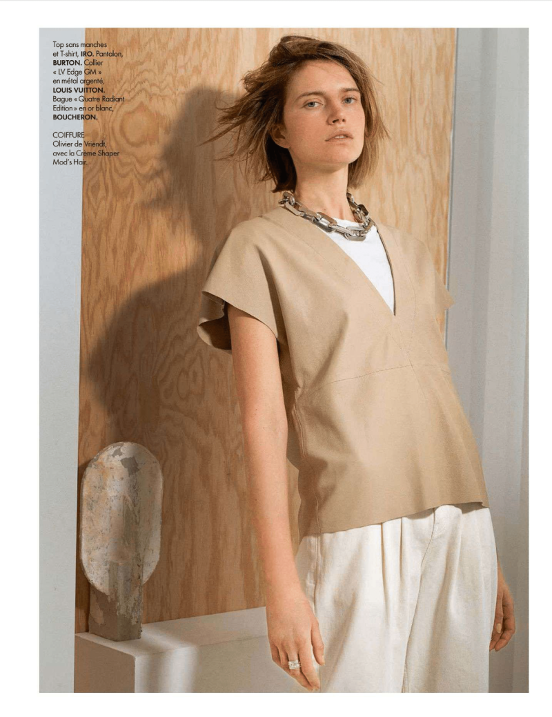 Cato van Ee featured in Beiges De Printemps, April 2021