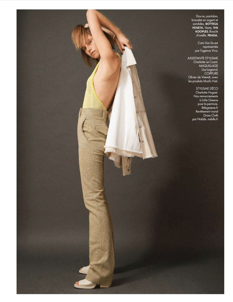 Cato van Ee featured in Beiges De Printemps, April 2021