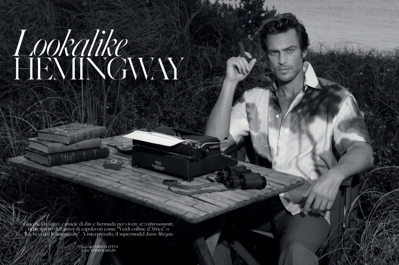 Jason Morgan featured in Lookalike Hemingway, March 2021