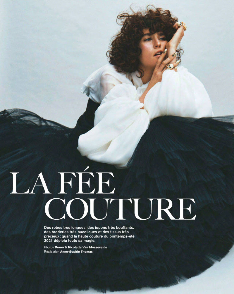 Manon Leloup featured in La Fée Couture, May 2021