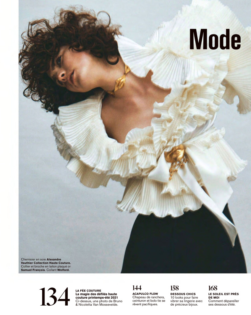 Manon Leloup featured in La Fée Couture, May 2021