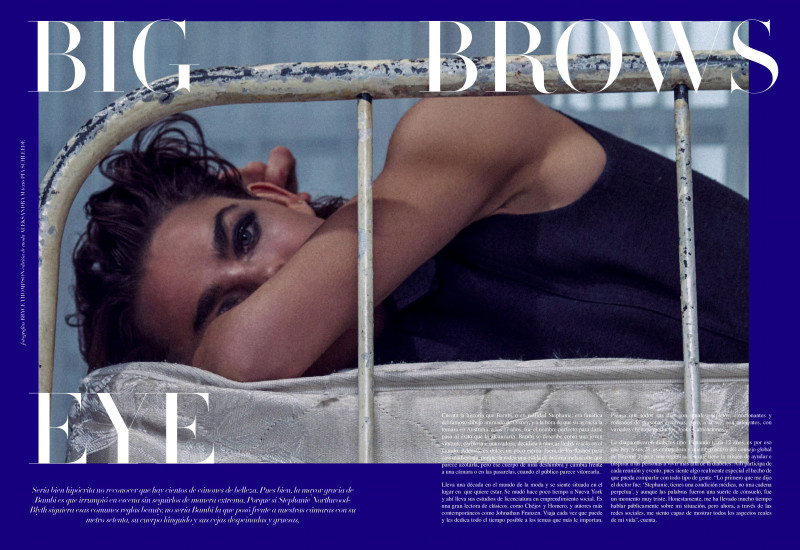 Bambi Northwood-Blyth featured in Big Brows Eye, January 2020