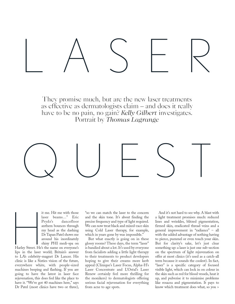 Maria Borges featured in Laser Quest, June 2015