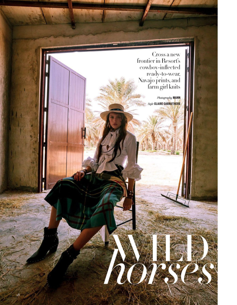 Liz Kennedy featured in Wild Horses, January 2018