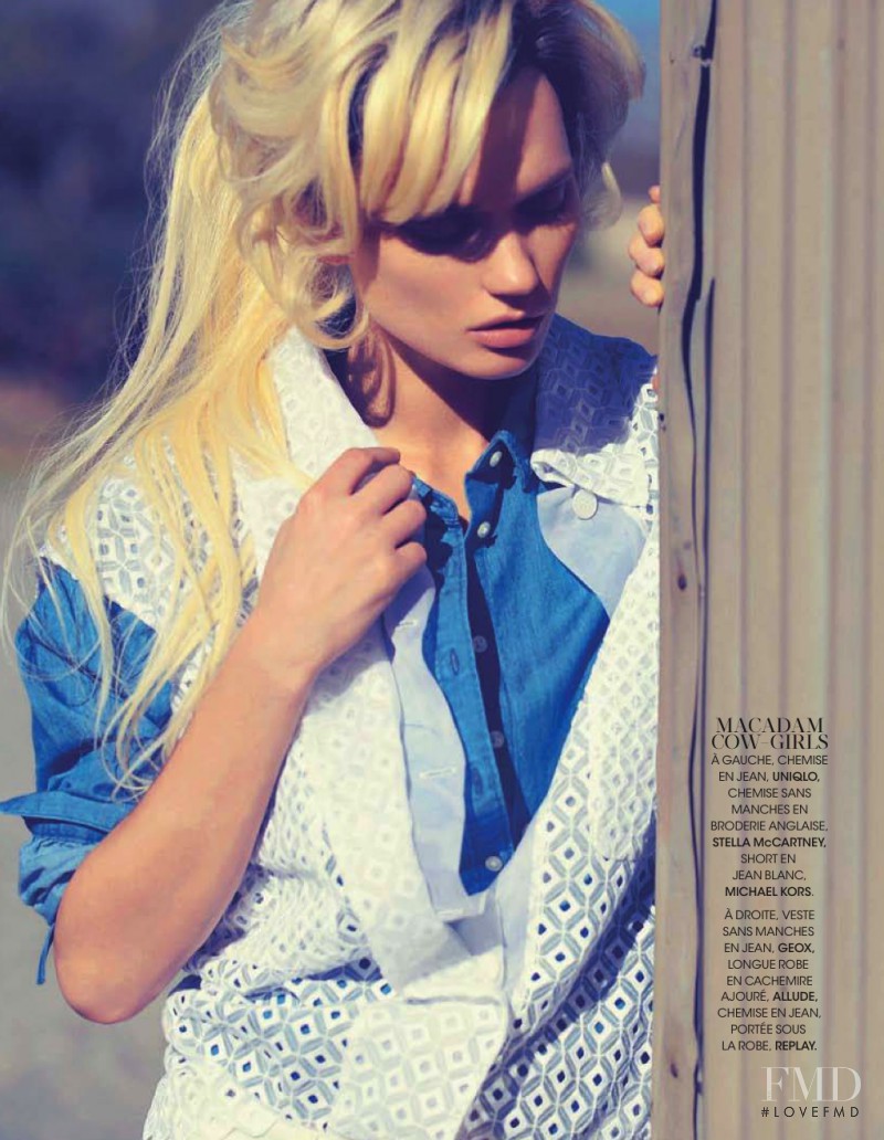 Lyoka Tyagnereva featured in Arizona Jean, March 2013