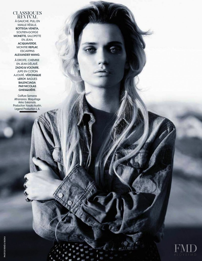 Lyoka Tyagnereva featured in Arizona Jean, March 2013