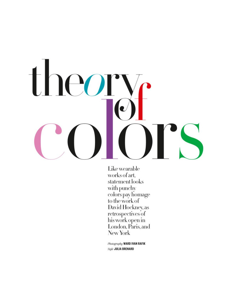 Theory Of Colors, June 2017