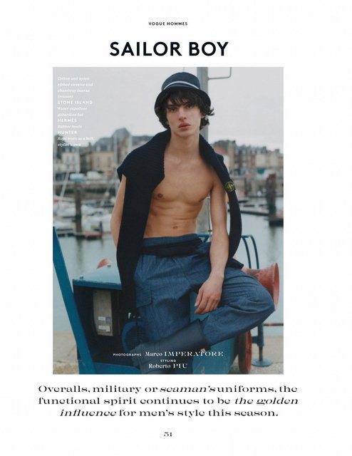 Lucas El Bali featured in Sailor Boy, March 2021