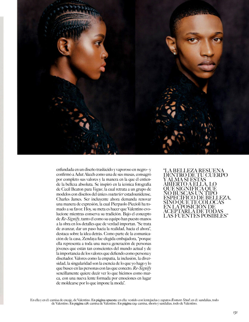 Malik Anderson featured in Heredero De La Alta Costura, May 2021