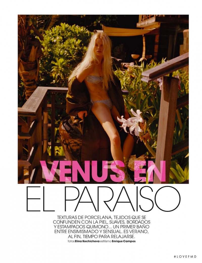 Morgane Warnier featured in Venus En El Paraiso, May 2013