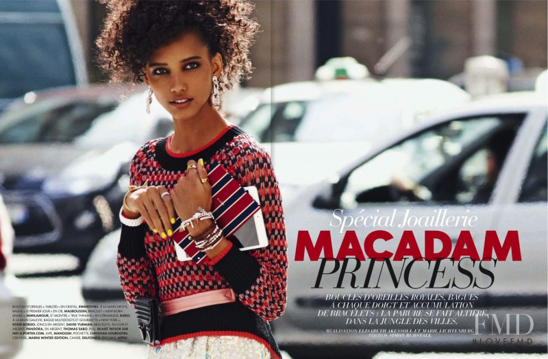 Cora Emmanuel featured in Macadam Princess, April 2013