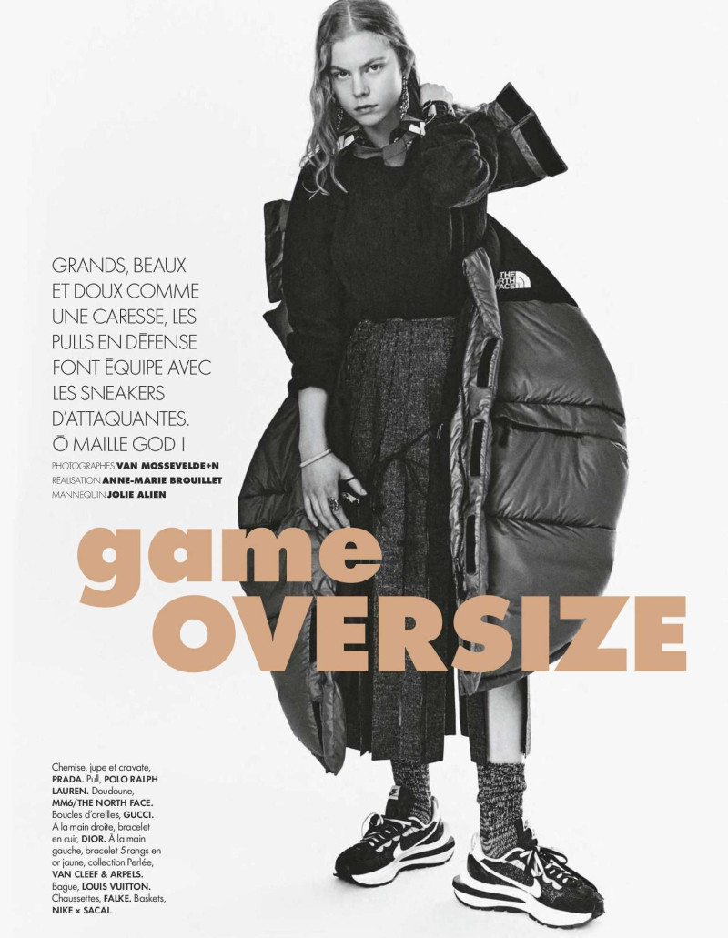 Jolie Alien featured in Game Oversize, November 2020