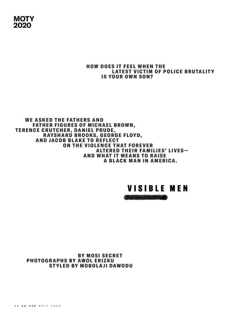 Visible Men, December 2020