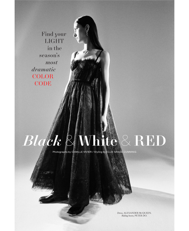 Kukua Williams featured in All Over Black, White & Red, March 2021