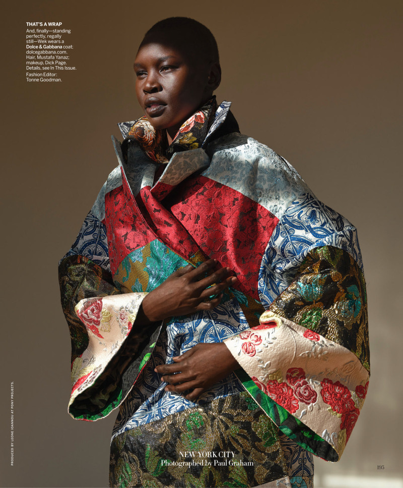 Alek Wek featured in New York City, Usa, March 2021