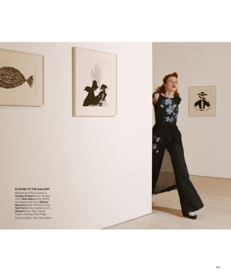 Karen Elson featured in New York City, Usa, March 2021