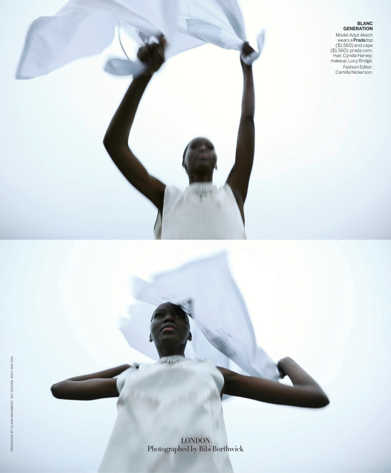 Adut Akech Bior featured in New York City, Usa, March 2021