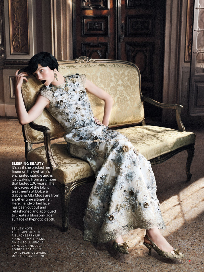 Edie Campbell featured in Cinderella Story, September 2013