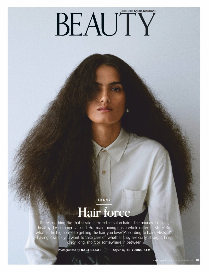 Dipti Sharma featured in Hair Force, February 2021