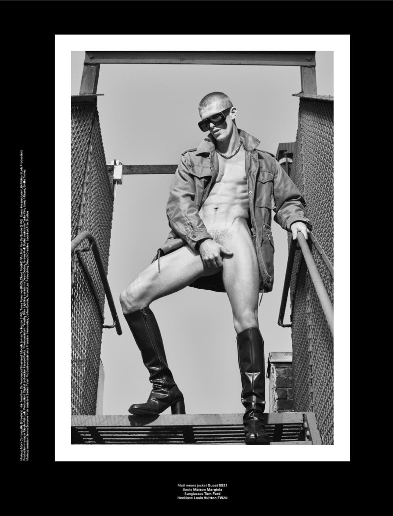 James Turlington featured in Steven Klein\'s New Age Models, December 2020