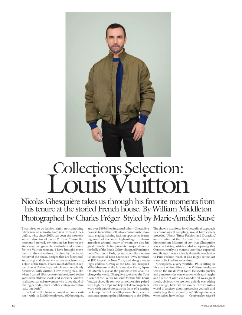 Oudey Egone featured in Collections Selections: Louis Vuitton, November 2020