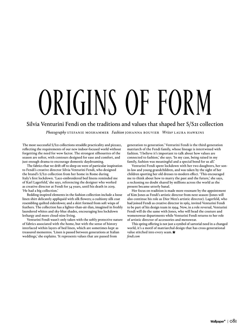 Origins Of Form, March 2021