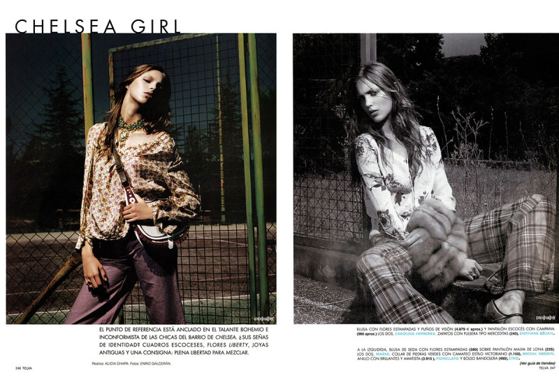 Anja Rubik featured in Chelsea Girl, October 2022