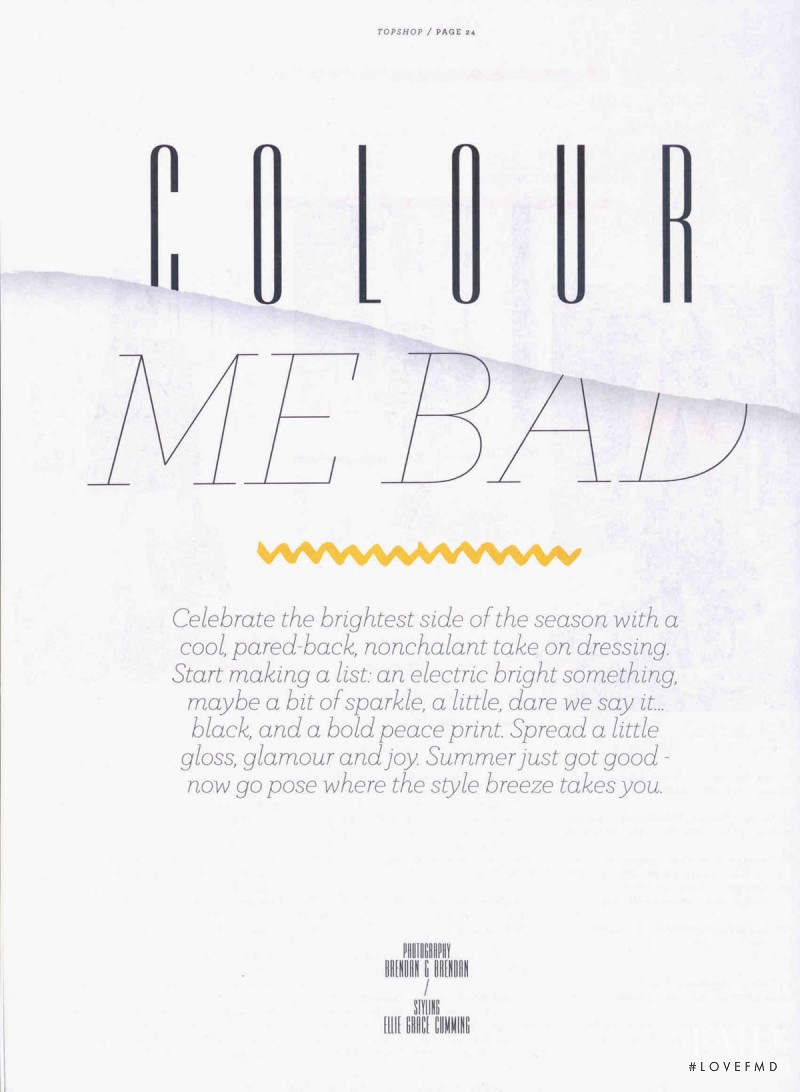 Colour Me Bad, December 2011