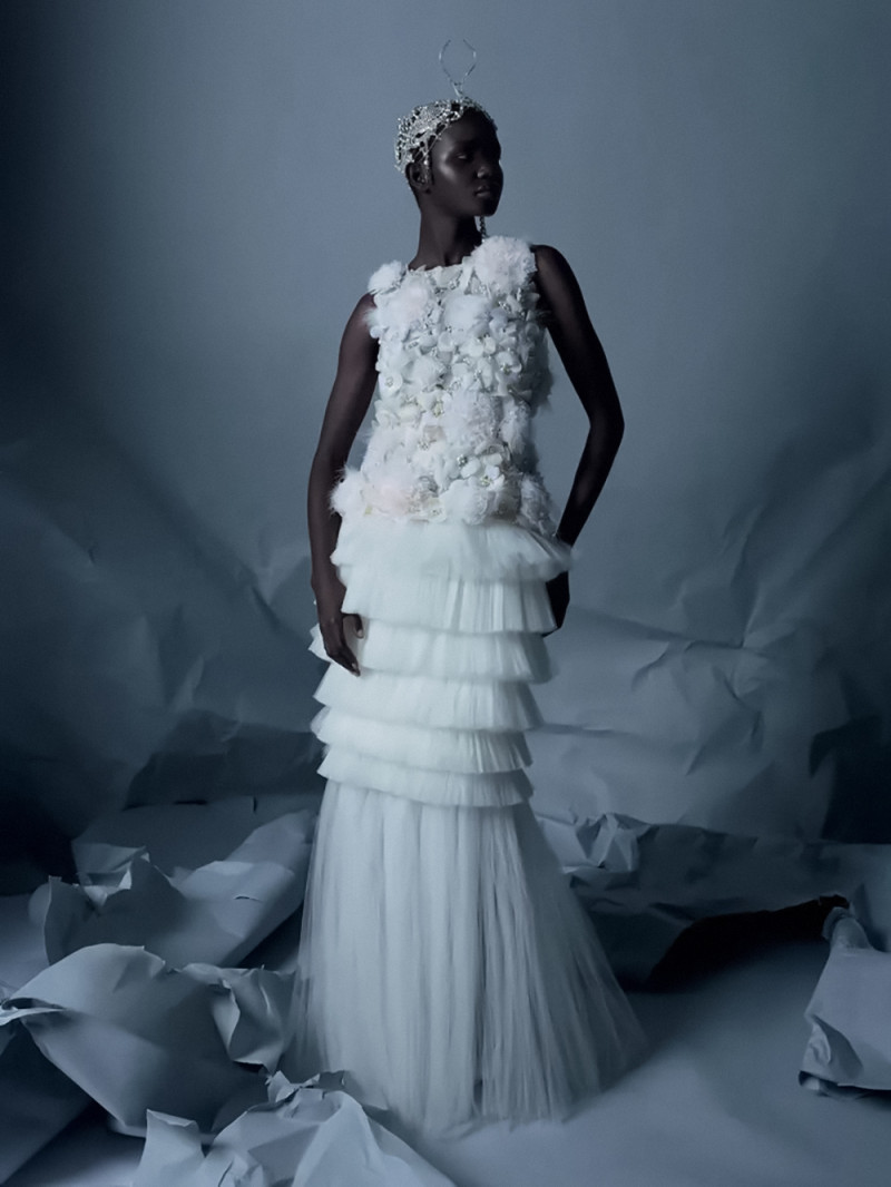 Akon Changkou featured in Héroïnes Couture, September 2021