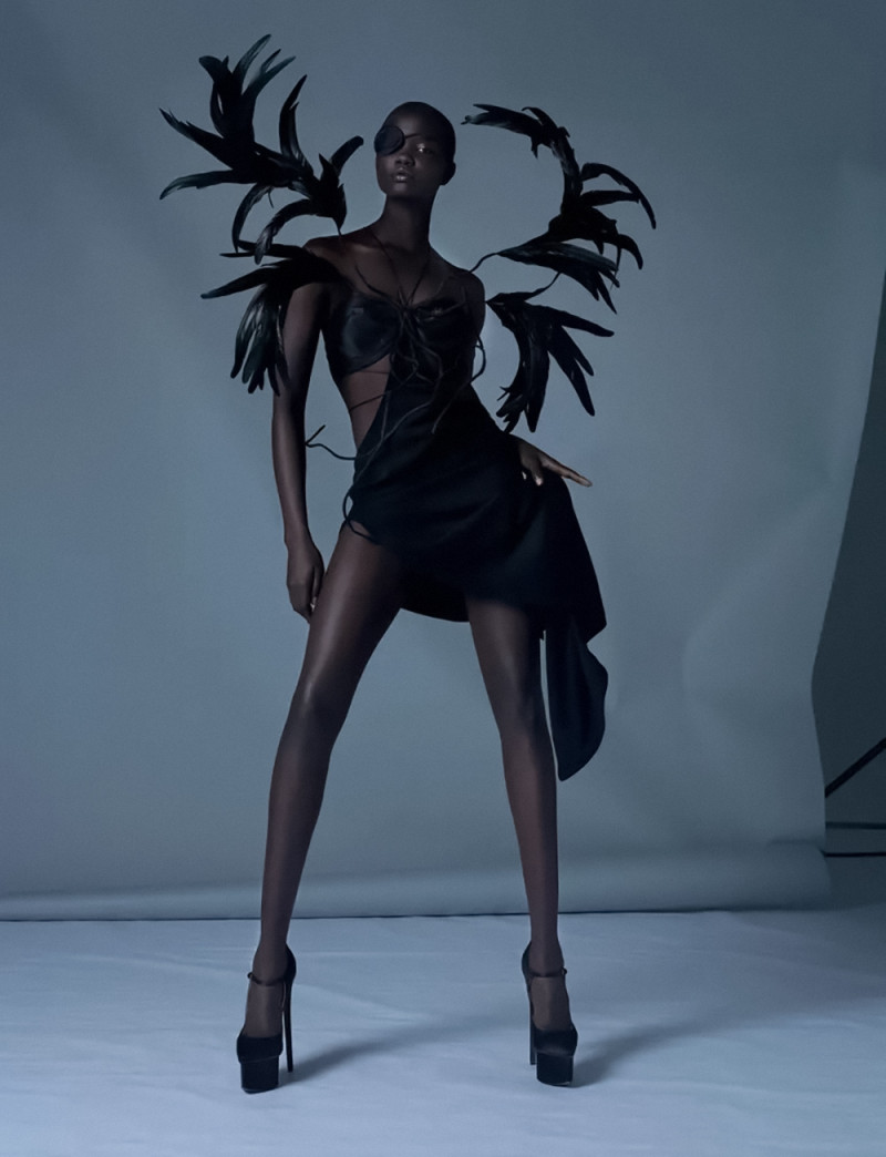 Akon Changkou featured in Héroïnes Couture, September 2021