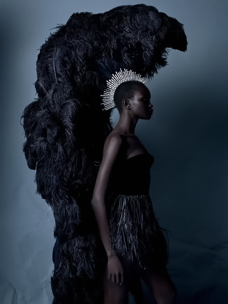 Akon Changkou featured in Héroïnes Couture, September 2021