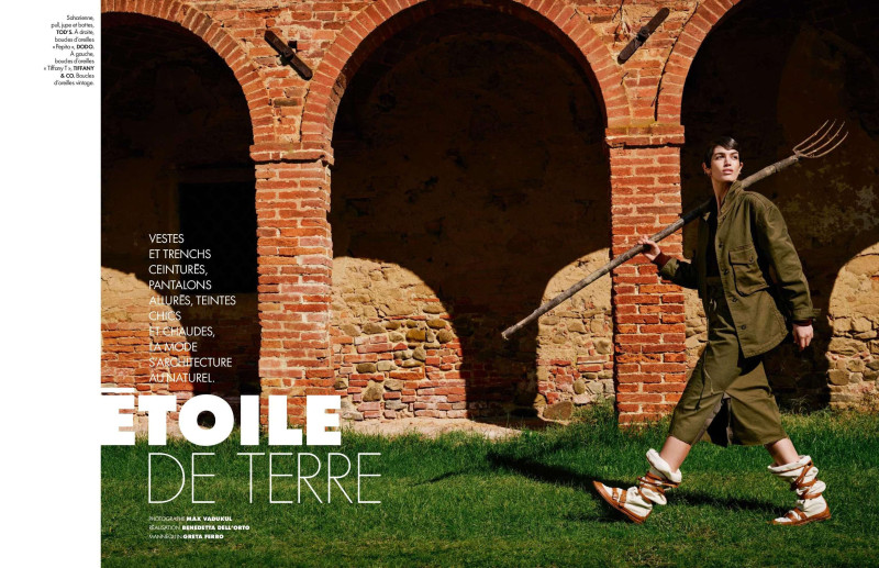 Greta Ferro featured in Etoile De Terre, January 2021