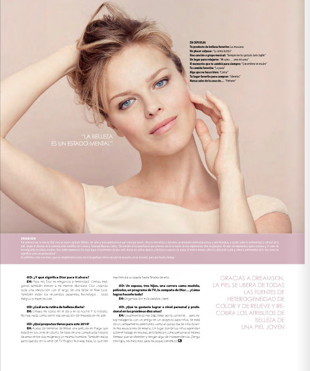 Eva Herzigova featured in Eva Herzigova, April 2014